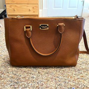 Michael Kors Saffiano Leather Medium Satchel